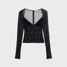 Lace Top Blouse