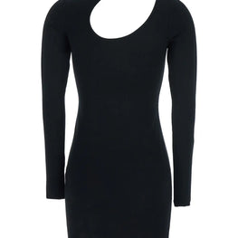 Abito Corto Viscosa CutOut collo
