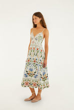 Florart Sand Strapless Maxi Dress