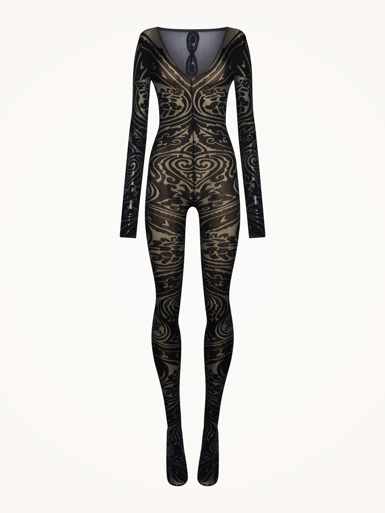 Paisley Tattoo Catsuit