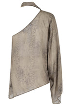 Blusa Monospalla Pitonata