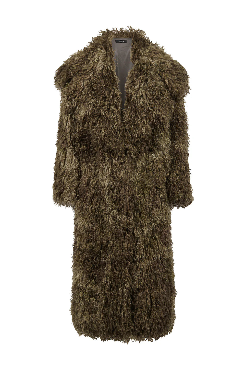 Long Coat In Faux Fur