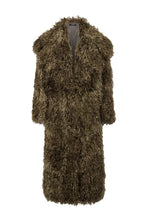 Long Coat In Faux Fur