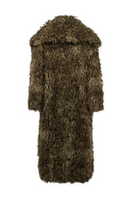 Long Coat In Faux Fur