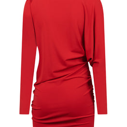 Dress In Fluid Broche