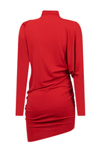 Dress In Fluid Broche