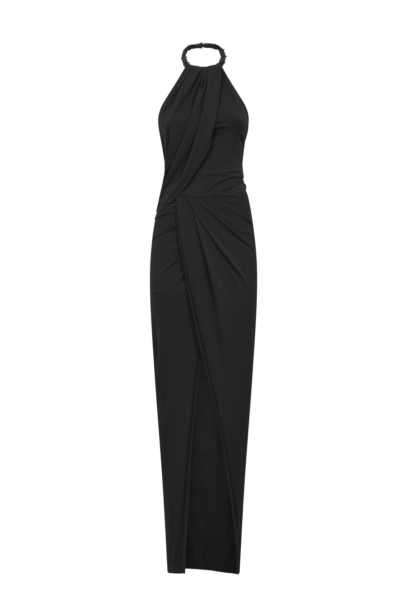 Dress In Fluid Jersey Torchon