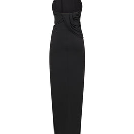 Dress In Fluid Jersey Torchon