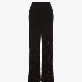 Pantaloni Elasticizzati con Frange