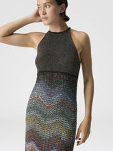 Abito lungo con scollo  americana