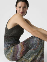 Abito lungo con scollo  americana