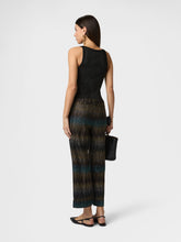 Pantalone Flare in Viscosa Lamè