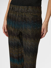 Pantalone Flare in Viscosa Lamè