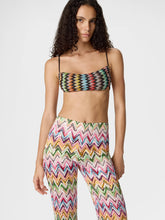 Pantaloni flare in viscosa