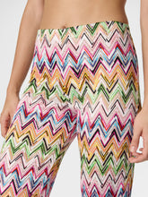 Pantaloni flare in viscosa