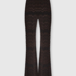 Pantalone Lungo Dritto In Chevron