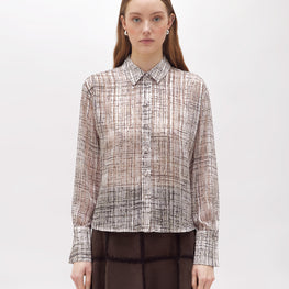 Camicia Voile Lurex
