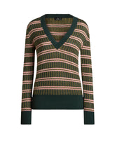 Women' s V-Neck Knit Top