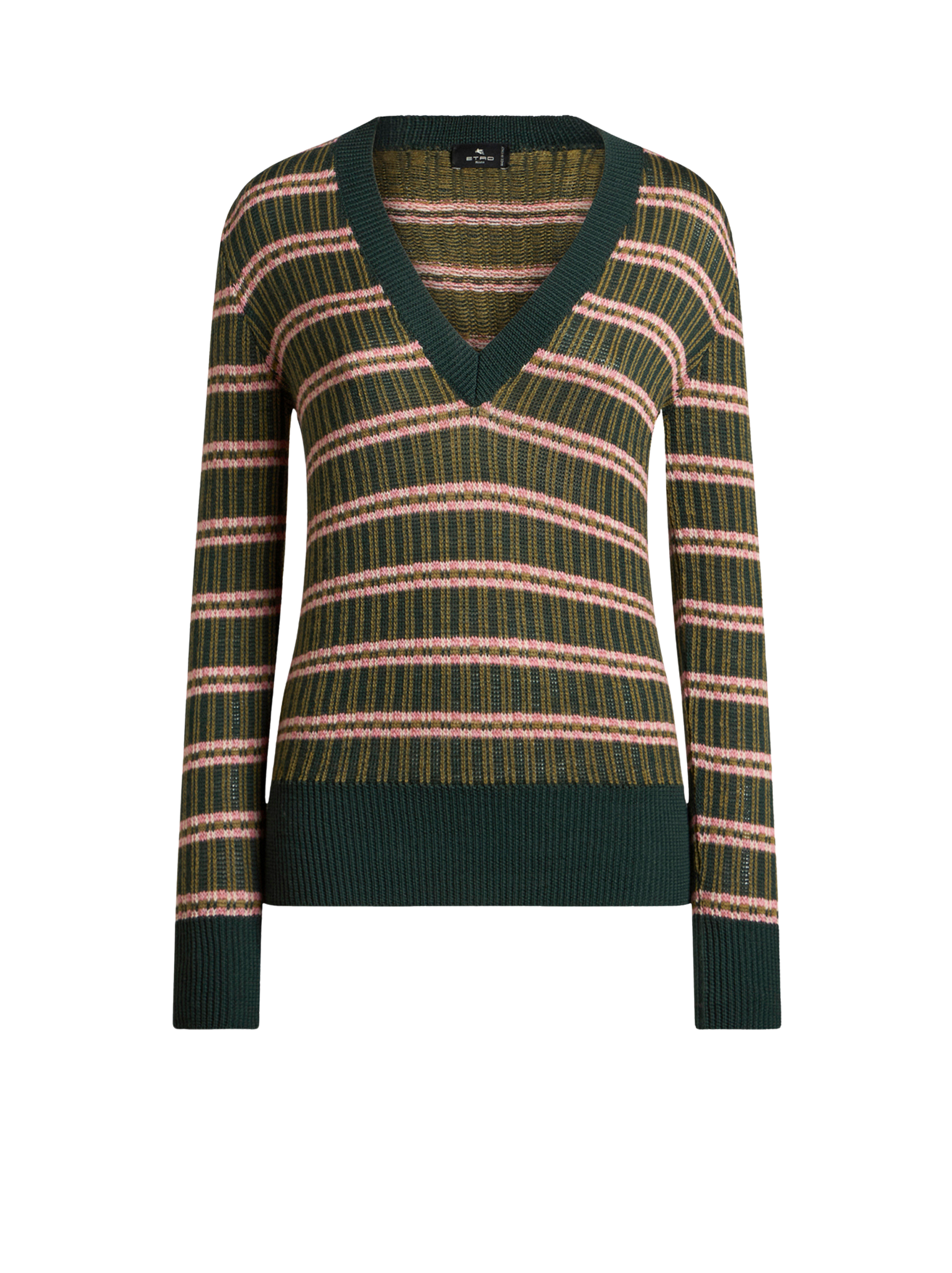 Women' s V-Neck Knit Top