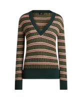 Women' s V-Neck Knit Top