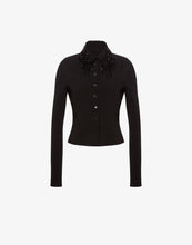 Camicia con frange e perline