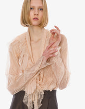 Camicia In Pizzo Rosa