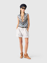 Gilet serafino con paillettes