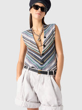 Gilet serafino con paillettes